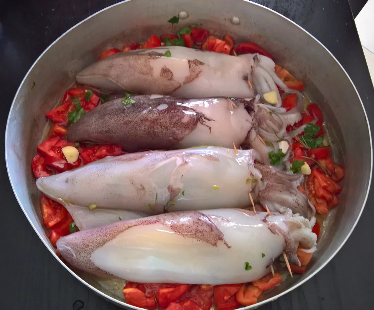 Calamari imbotttiti al forno